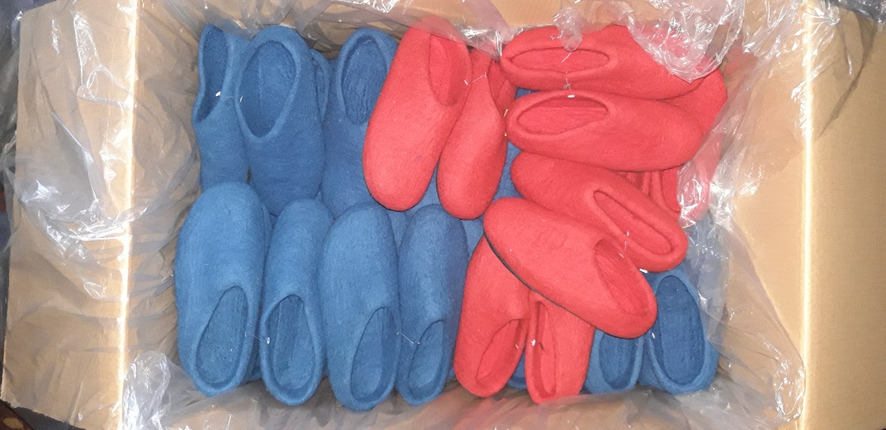 Our Workstation Handmade Felt Craft, Felt Shoes, Felt Slippers, Felt